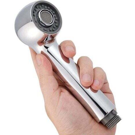 Handshower Kitchen Faucet 2 Jets Shower Head Replacement Handshower for Kitchen Mixer, Chrome (1/5)