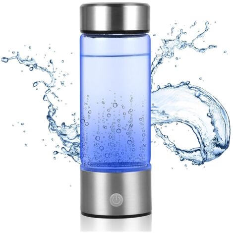 Hydrogen water bottle, 420 ml hydrogen water generator, a cup of hydrogen-rich water in three minutes, suitable for sports, travel and gifts