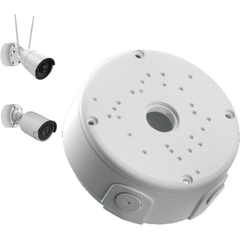 120mm Deep Junction Box for Security Cameras, Cable Management Box for IP CCTV Dome and Bullet Cameras, Mounting Box for WiFi Camera Systems