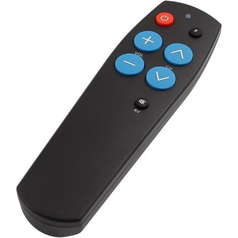 Universal remote control for seniors with large buttons, easy to use and set up, universal remote control for seniors, for TV and infrared devices