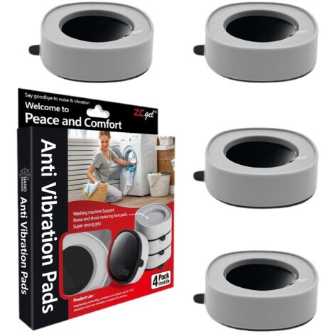 Pack Anti-Vibration Washer Dryer Pads, Shock Absorption and Noise Reduction to Prevent Moving and Shaking in Your Home. (1/4)