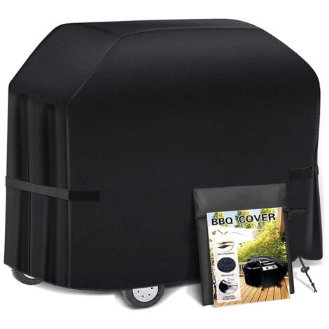 100 x 60 x 150 cm Grill Cover, Waterproof, UV Resistant, Durable and Practical, Tear Resistant, Black