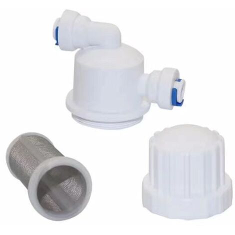 Pack of 3 Air Selection 1/4" (6.35 mm) water filter pneumatic connectors for quick access to an anti-oxidation water purification filter. Air selection is easy to use. (1/5)