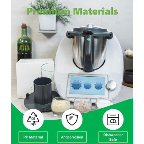 Tappo Dosatore LUTH Premium Per Thermomix – Trasparente, Compatibile Con TM21, TM5, TM31, TM3300