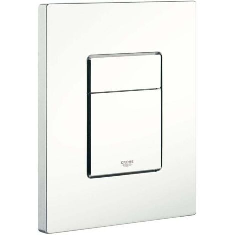 For Grohe Skate Cosmopolitan toilet flush plate, white (38732SH0)