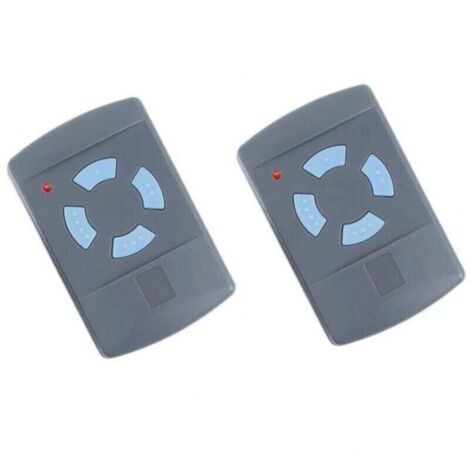 2PACK Sdre HSM4 868 MHz Garage Remote Control with 4 Buttons Blue Color Replace Hormann 868 MHz Transmitters HS4 HSM2 HSP4 868 HS1 868 Tubauto HSM4 868 Tubauto HS4 868 Frequency