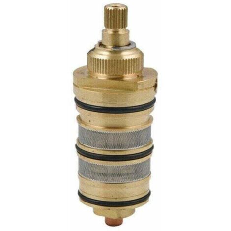 Brass thermostatic shower faucet with cartridge and handle for shower mixer (1/5)