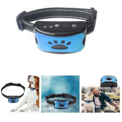Anti Bark Collar Dogs, Sound/Vibration/Loud Vibration Modes, Intelligent Bark Detection with 7 Sensitivity Levels, Rechargeable, IP67 Waterproof, for Large and Small Dogs