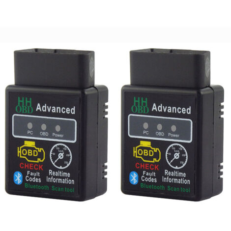 Coocheer – Automotive trouble detector 2 pack – Mini Bluetooth OBDII2 code reader – Reads & clears codes in 3 minutes – Live engine data for all vehicles (1/4)
