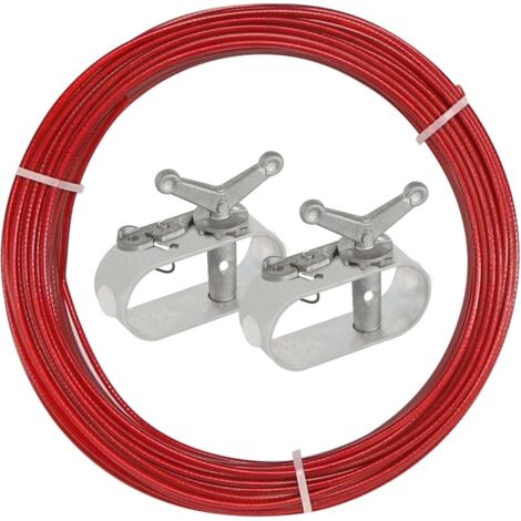 Swimming pool cover tensioner, length 2 mm 30 m, with 2 tensioners for swimming pool cover ropes (1/5)