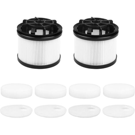 10 pieces LSV-V201F filter for Levoit LVAC-200 cordless vacuum cleaner, washable filter for filtering dust container dust and impurities (2 post-motor filters + 4 foam filters + 4 felt filters) (1/5)