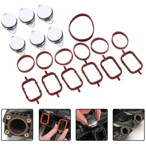 6 X 22MM Diesel Swirl Baffle Blank Intake Manifold Gasket Repair Replacement Kit