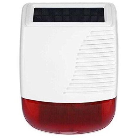 Solar Wireless Outdoor Siren Works with Alarm System (1/5)