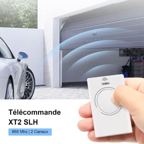 868MHz Garage Door Remote Control Transmitter, 2-Channel Remote Control ...