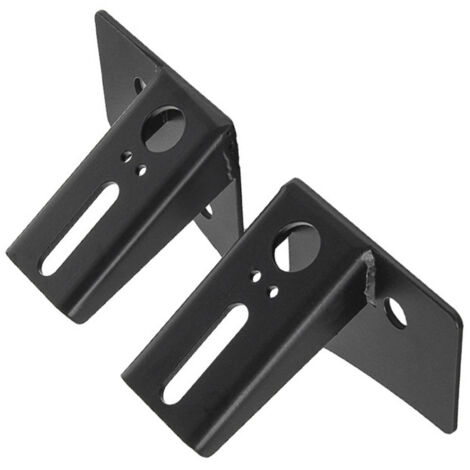 2pcs Jeep JK A Windshield Hinge Mounting Bracket for Jeep Wrangler JK Off-Road 2007-2017 Halogen LED Fog Lights Black (1/5)