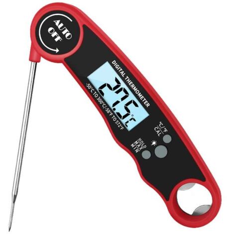 Meat Thermometer, Digital Meat Thermometer, Food Thermometer for Kitchen and Outdoors, for Cooking, Grilling, Turkey, Candy, Liquids, Beef. (1/5)