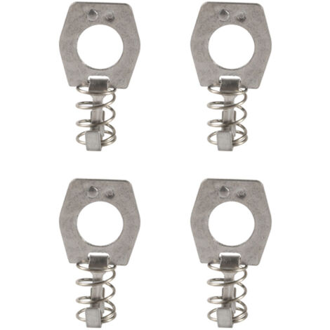 Pack of 4 Water Heater Door Lock Spring Latch Water Heater Latch for RV Water Heater Fixing Fitting Water Heater Cover Stainless Steel Metal