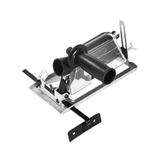 Angle Grinder Holder Dust Collector Dust-Free Cutting Aid DIY 100-125mm (1/4)