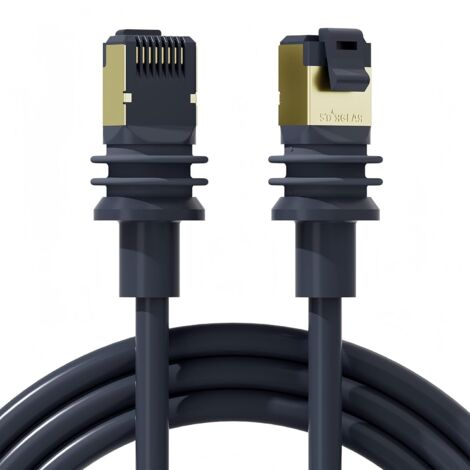 Starlink Gen 3 RJ45 Rectangular Satellite V3 Kit (49.2ft/15m), Replacement Cable Extension Cord with Dustproof Tip, Starlink Accessories, Waterproof, Speeds up to 2000Mbps