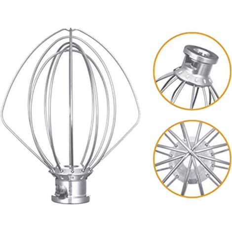 Stainless Steel Flour Flour Mixer Suitable for Electric Stainless Steel Mixing Ball K45WW 9704329 (1/5)