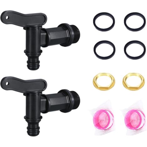 Rain Collector Faucet, Water Tank Faucet, Plastic Water Tank Faucet, S606 Ton IBC Bucket, Bucket Accessories, Home Garden