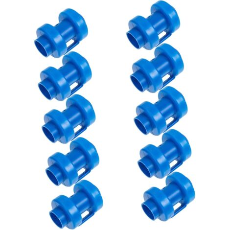 10 Plastic Caps for 1" Trampoline Poles, Replacement Trampoline Poles (Blue) (1/5)