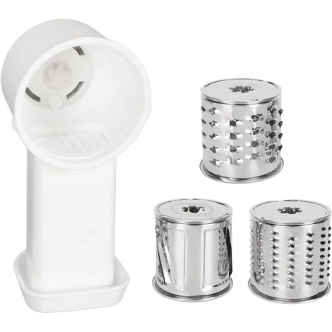 Set of 4 vegetable cutter accessories, wear-resistant meat grinder parts, potato cutter parts, food blender parts, with three types of vegetable cutter blades.