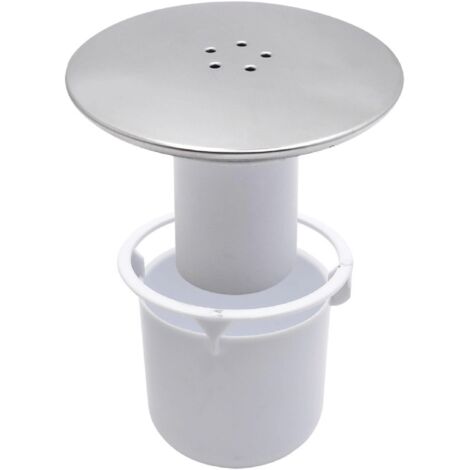 Shower Channel Cover, 90 mm/115 mm, for Viega Tempoplex Drain, Chrome Finish, Shower Channel Cover, Odor Stopper (1/5)