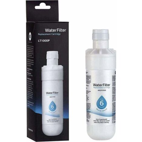LT1000P - 6 Month / 200 Gallon Capacity Refrigerator Replacement Water Filter (NSF42, NSF53 & NSF401) ADQ74793501, ADQ75795105 or AGF80300704, White