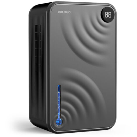 Promotion of a new dehumidifier, automatic shutdown, noiseless (dehumidifier with gray LED display, room area: 40 square meters) (1/5)