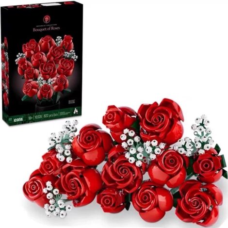 Bouquet of roses – Artificial flower decoration for adults over 18 – Christmas decoration (1/5)