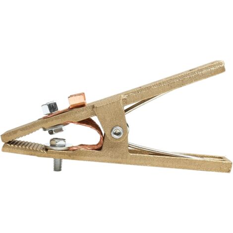 Welding Clamp - A-Shaped Ground, Arc Welding, Manually Ground Working Metal with Coated Jaw, Welding Machine Accessories (1/5)