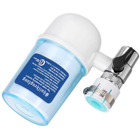 Water Cleaning Water Filter for Filtering Impurities from Kitchen Faucet Drinking Water Faucet Water Filter Faucet Purifier + 3 Connectors Household Garden Faucet Filter Accessories 6L
