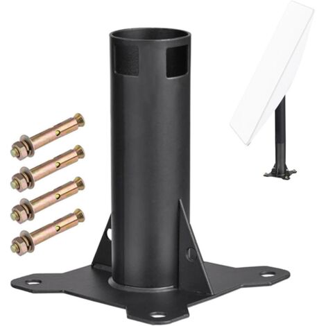 Antenna Bracket, Antenna Pole - Retractable Antenna Pole Bracket  Heavy Duty Antenna Mast, Satellite TV Antenna Mounts, Multipurpose TV Antenna Mast for Weather Conditions