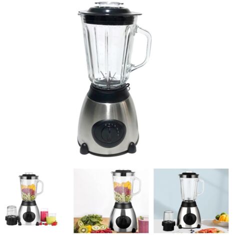 Blender Multifunctional Stand Mixer, Blender with 1.5L Cup, 6 Stainless Steel Knives, Fruit and Vegetable Juice, Portable Blender for Sports, Travel and Home (1/5)