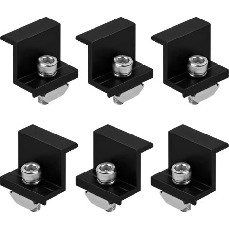 Solar Panel Bracket, 6-Pack, 30mm Solar Panel Fixing, Adjustable Solar ...
