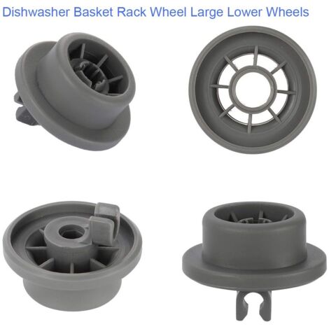 Set of 4 swivel castors for Bosch Neff & Siemens dishwasher lower basket 165314 420198 AP2802428 PS3439123 (1/5)