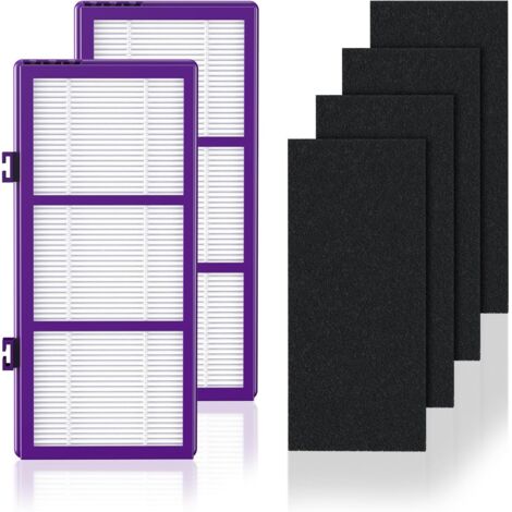 Performance Plus HAPF300AP Replacement Filter for Holmes AER1 HAPF300AP-U4 Air Purifier, 2 True HEPA+ Filters and 4 Carbon Pre-Filters (1/5)