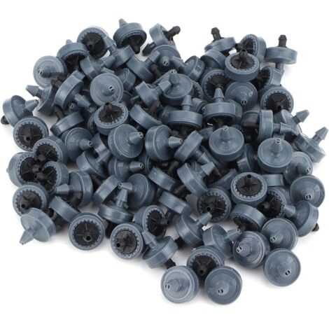 50PCS Adjustable Irrigation Dripper, Durable 4L Drip Emitter Irrigation Dripper Pressure Compensating Emitter Equipment