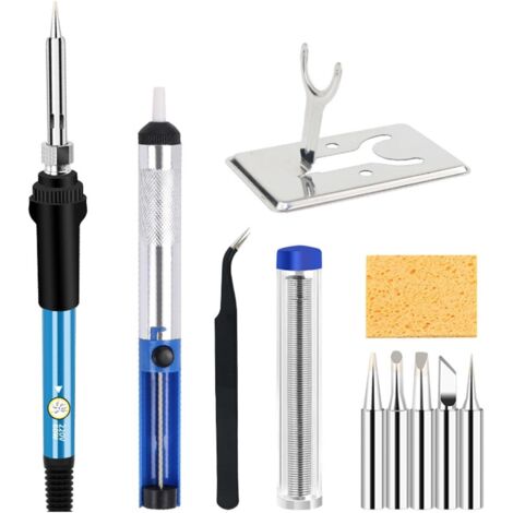 Soldering Iron Kit, Soldering Iron Kit, Soldering Iron, 220V, Soldering and Desoldering Tool, Removal Tool, Adjustable Temperature, 60 - 1500°F (200 - 450°C), Appliance Repair, Welding Tool, (1/5)