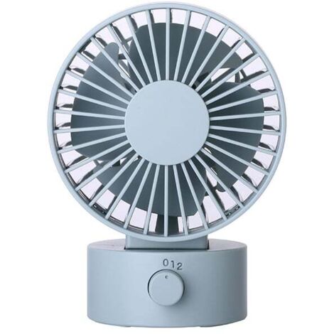 Mini USB Desk Fan 102×79×138mm, Palm Size, Quiet, Three-Speed Wind Speed, A Portable Cooling Companion (1/3)