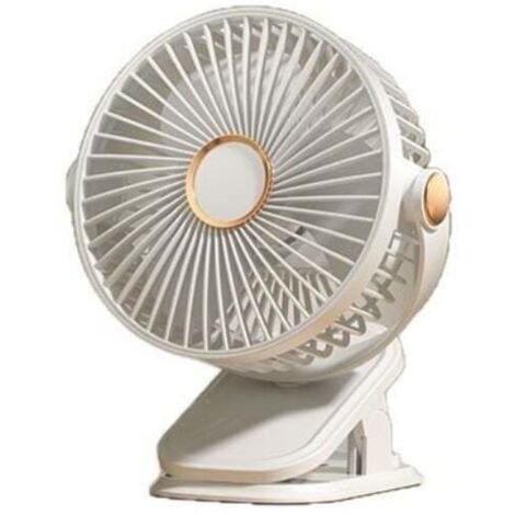 Quiet USB Fan, Table Fan, Mini Fan, 3 Wind Speeds, 720° Rotation, Small Fan, Table Fan, Suitable for Hanging, Suitable for Office/Home/Camping (1/5)