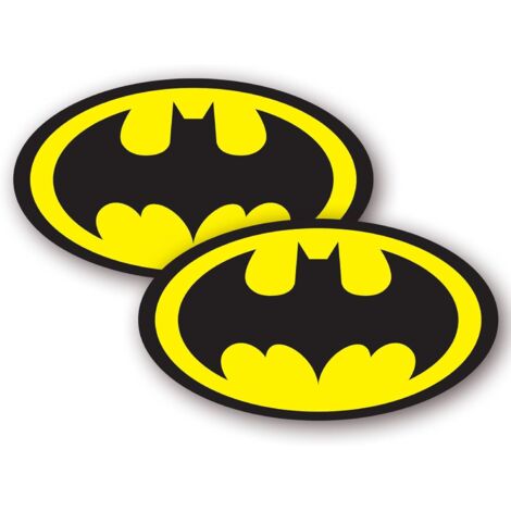 Pack Superhero Logo Waterproof Vinyl Stickers (88mm Wide) - For Cars, Laptops, Skateboards, Bikes, Vans & Motorcycles (1/4)