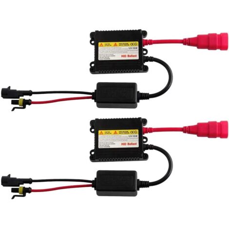 12V 35W Universal Ballast Kit, 2PCS DC HID Xenon Replacement Reactor for H1, H3, H4, H7, H10, H9, 9005, 9006, D2R, D2S, All Series (1/5)