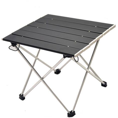 Ultralight Portable Aluminum Alloy Folding Camping Table with Carry Bag, Easy to Clean, for Outdoor Activities, Picnic, Cooking, Beach, Hiking. (1/5)