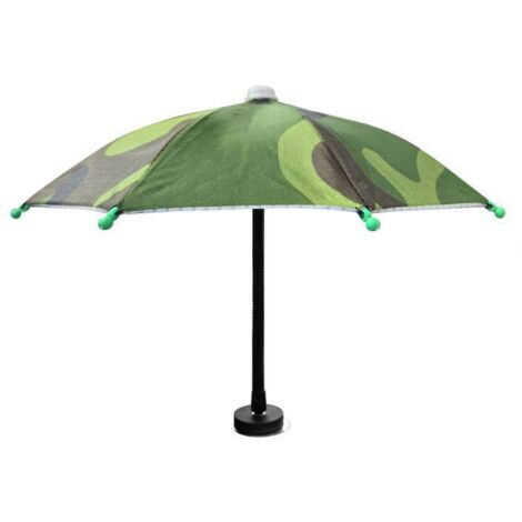 Magnetic Mobile Phone Umbrella, Adjustable and Foldable, Ideal for Beach and Outdoors (Camouflage) (1/5)