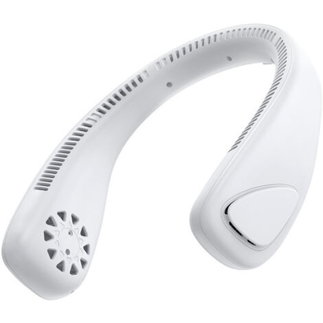 inch portable neck fan, 3 speeds, 2000mAh battery, ideal for outdoor use and outdoor activities. (1/4)