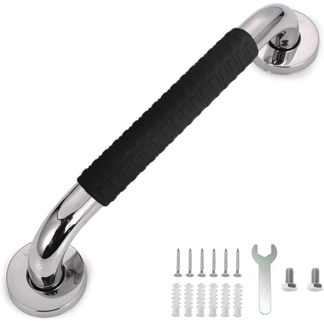 Grab Bars for the Elderly, 304 Stainless Steel Shower Grab Bars, Wall Mounted Non-Slip Handrails, 30cm for Elderly and Disabled People. (1/5)