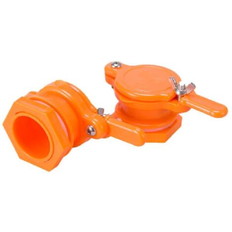 2 Pack Durable Yellow Nylon Honey Extractor Taps for Honey Extractors, Beekeeping Supplies (1/5)