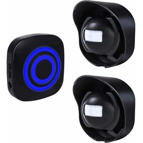 Motion Sensor Doorbell, Outdoor Wireless Doorbell Kit with Infrared Motion Sensor and Plug-in Receivers and PIR Motion Detector